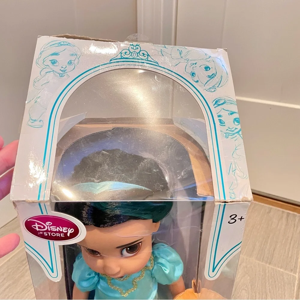Disney Store Animators Collection Jasmine Doll & Raja Tiger 2015 Release*Read*